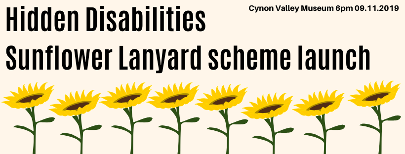 Sunflower lanyard scheme launches at Cynon Valley Museum