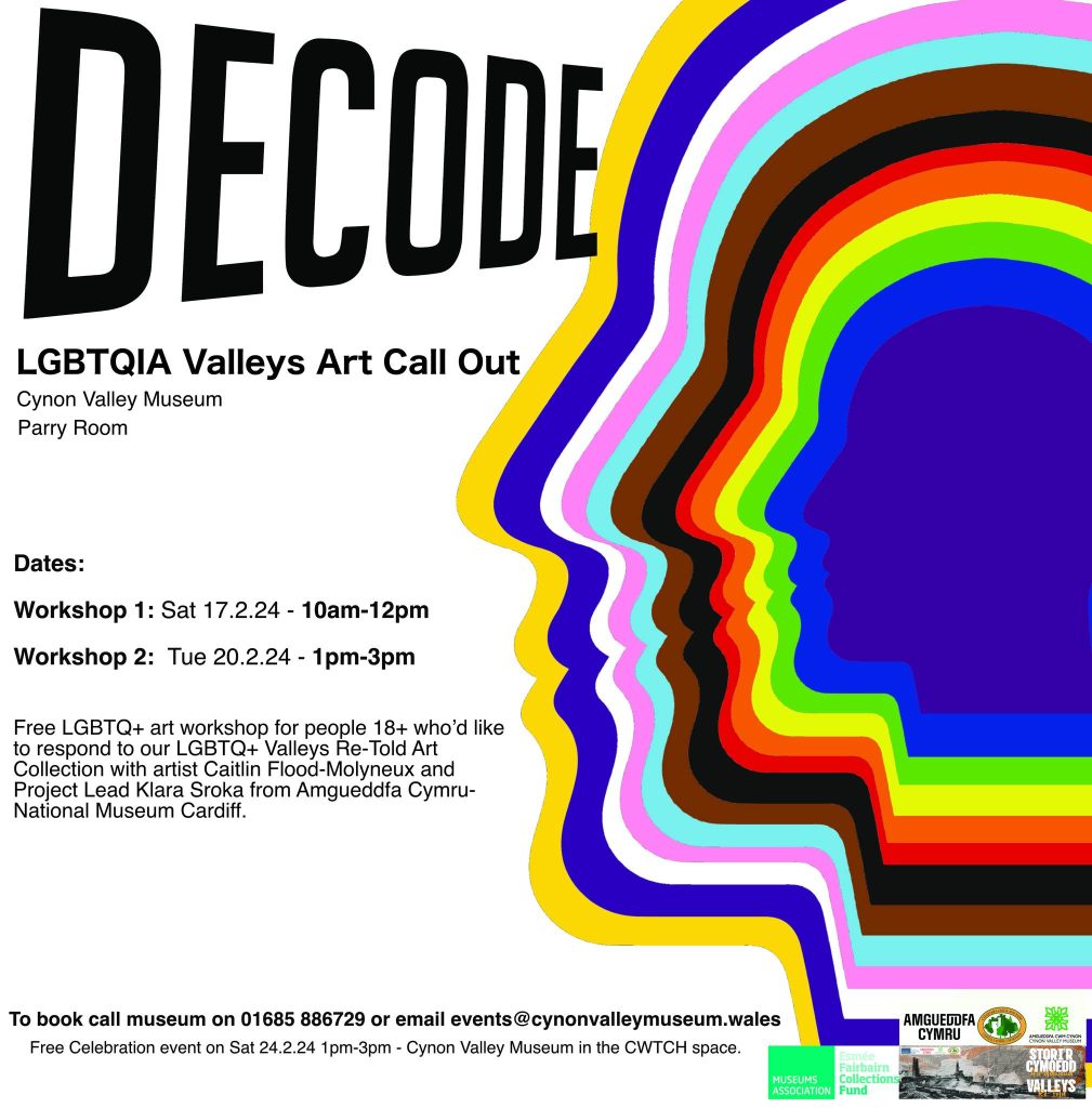 Decode LGBTQIA Valleys Art Call Out.