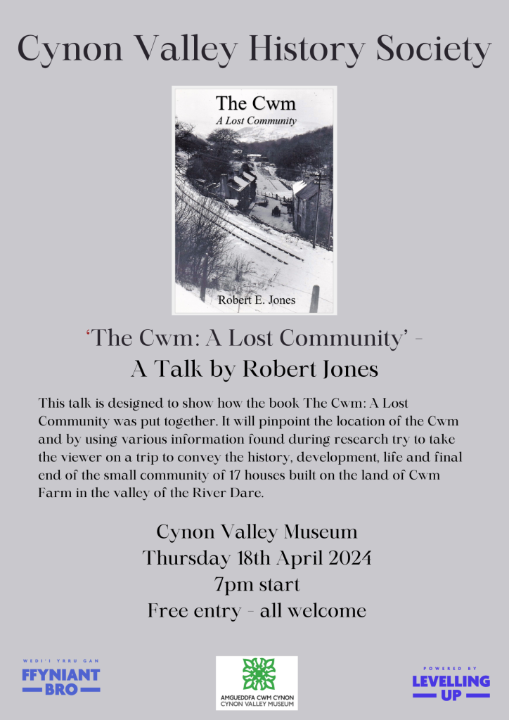 Cynon Valley History Society Talk: The Cwm - A Lost Community