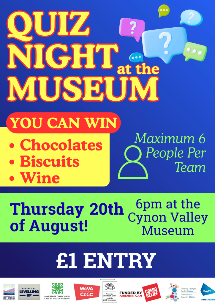 Next Museum Quiz on August 20th!