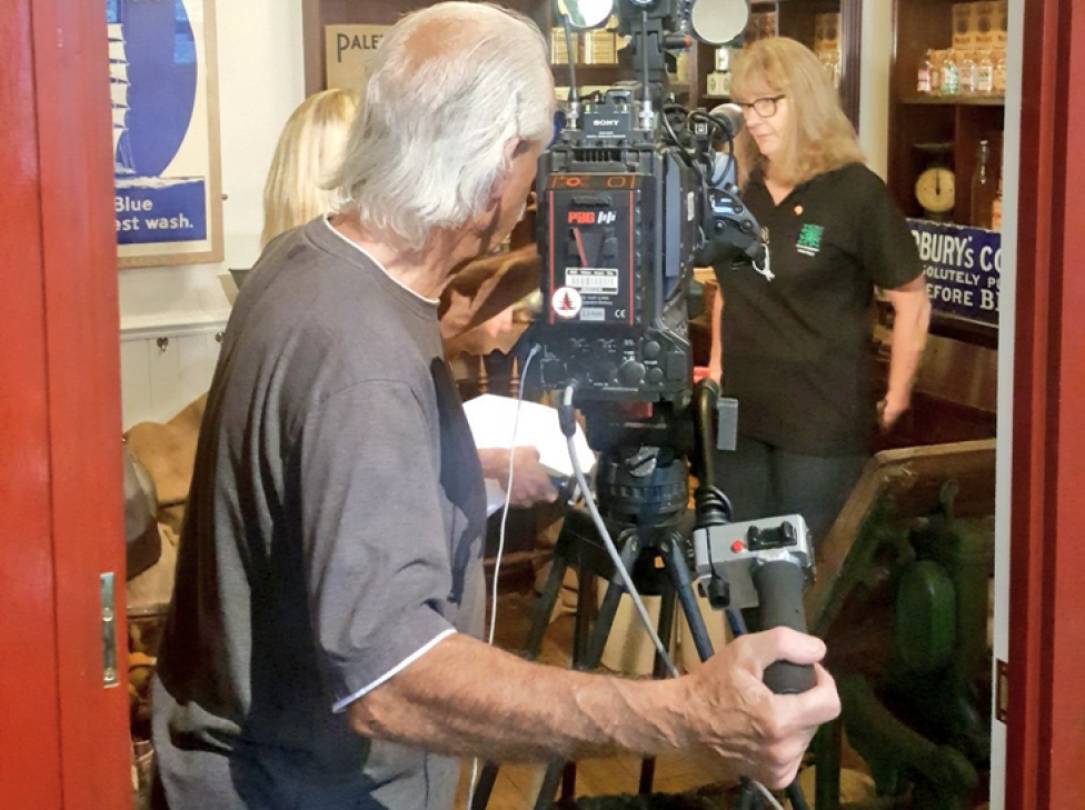 Cynon Valley Museum Volunteer filming for the BBC, 2018 Cynon Valley Museum Volunteer filming for the BBC, 2018